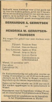 0030-0001 013 - Rouwadvertentie  Hendrika Franssen-Gerritsen-15111977