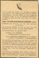 0020-002 0054 Rouwadvertentie Pater Victor Janssen-24081965