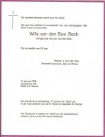 0030-0001 355 - Rouwkaart Willy Beck-van den Bos-14011991