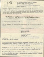 0030-0001 022 - Rouwadvertentie  Wilhelmus Looman-06072003