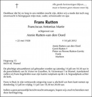 0030-0001 055 - Rouwadvertentie Frans Rutten-10072012