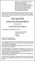 0030-0001 081 - Rouwadvertentie Jan van Eck-08122006