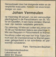 0030-0001 091 - Rouwadvertentie Johan Vermeulen-30011995