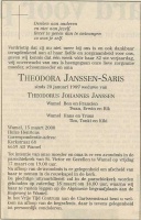 0030-0001 134 - Rouwadvertentie Theodora Saris-Janssen-15032000