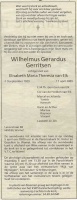 0030-0001 145 - Rouwadvertentie Wilhelmus Gerardus Gerritsen-01042009