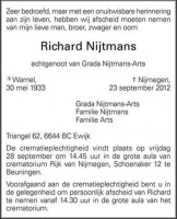 0030-0001 150 - Rouwadvertentie-Richard Nijtmans-23092012
