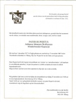 0030-0001 155 - Rouwkaart Adrianus Johannes Brullemans-pater Rupertus-17112007