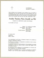 0030-0001 172 - Rouwkaart Arnoldus Theodorus van Wel-28081997
