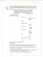 0030-0001 215 - Rouwkaart Gerardus Marinus van Gelder 23091989