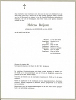 0030-0001 230 - Rouwkaart Helena Reijnen-van den Akker-09101981