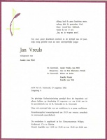 0030-0001 254 - Rouwkaart Jan Vreuls 15081982