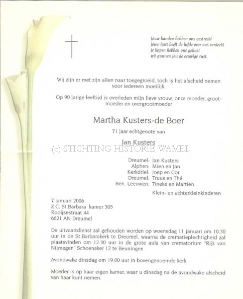 0030-0001_305 - Rouwkaart Martha de Boer-Kusters-07012006.jpg