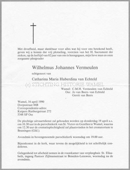 0030-0001_351 - Rouwkaart Wilhelmus Johannes Vermeulen-16041990.jpg