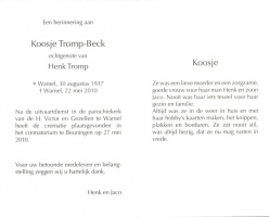 Beck Koosje -Tromp- 22052010 (2)