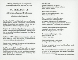 Brullemans Adrianus -Pater Rupertus- 17112007 (2)
