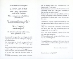 van de Pol Johanna -Duifhuis- 04072007 (2)