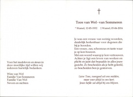 van Sommeren Toos -van Wel- 03062016 (2)