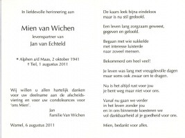 van Wichen Mien -van Echteld- 01082011 (2)