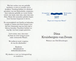 van Zwam Dina -Kruisbergen- 29122019 (2)